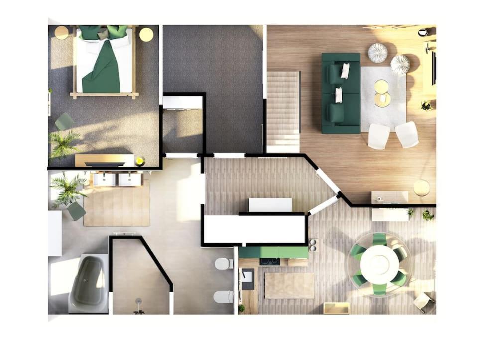 Gruenblick Oase No1 Ferienwohnung Wiesmoor Esterno foto