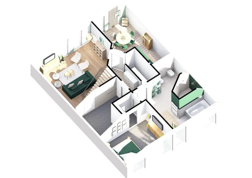 Gruenblick Oase No1 Ferienwohnung Wiesmoor Esterno foto